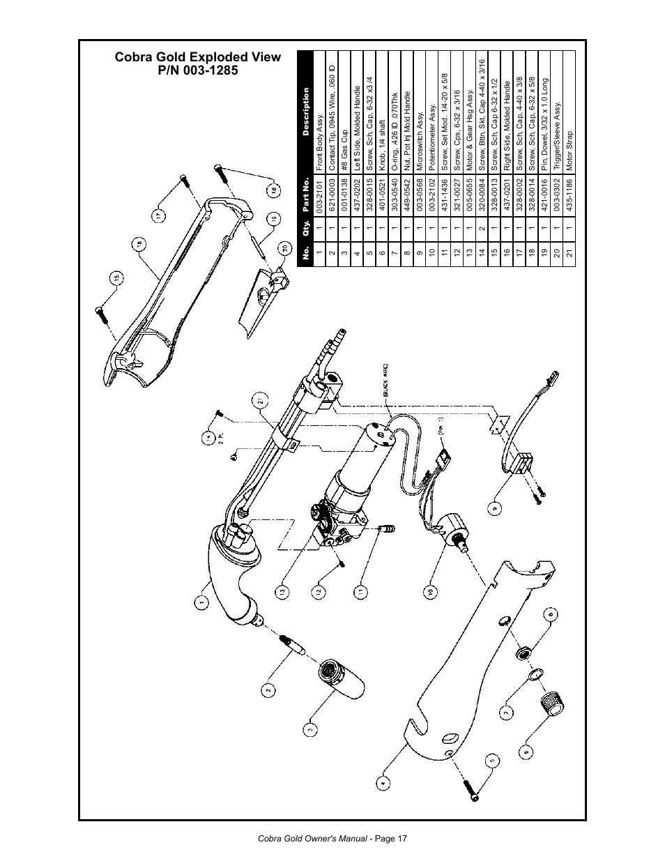 MK Products Cobra Gold Gooseneck User Manual | Page 22 / 41