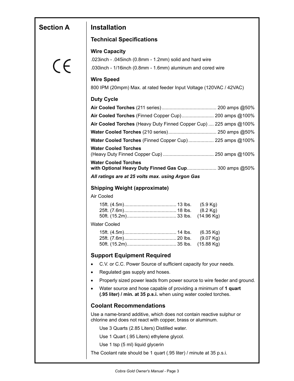 MK Products Cobra Gold Gooseneck User Manual | Page 8 / 41