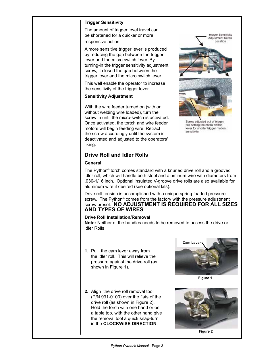 MK Products Python Rev.D User Manual | Page 10 / 40