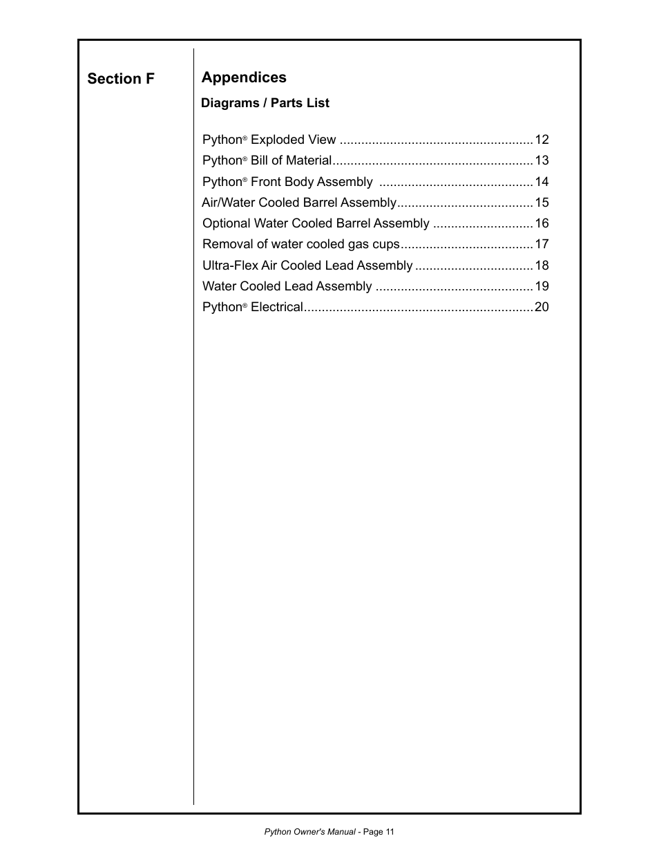 MK Products Python Rev.D User Manual | Page 18 / 40