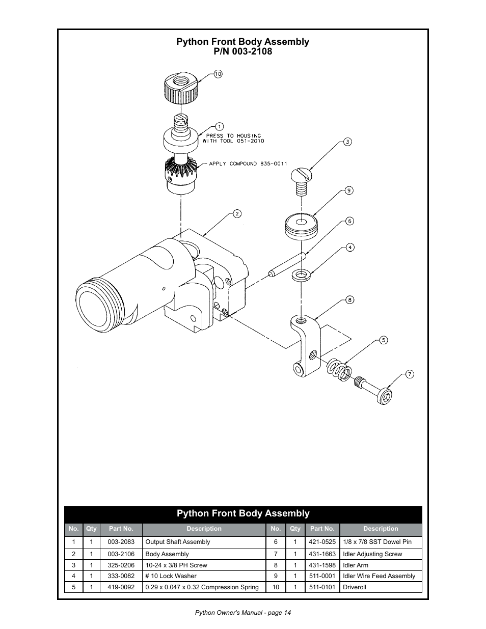 MK Products Python Rev.D User Manual | Page 21 / 40