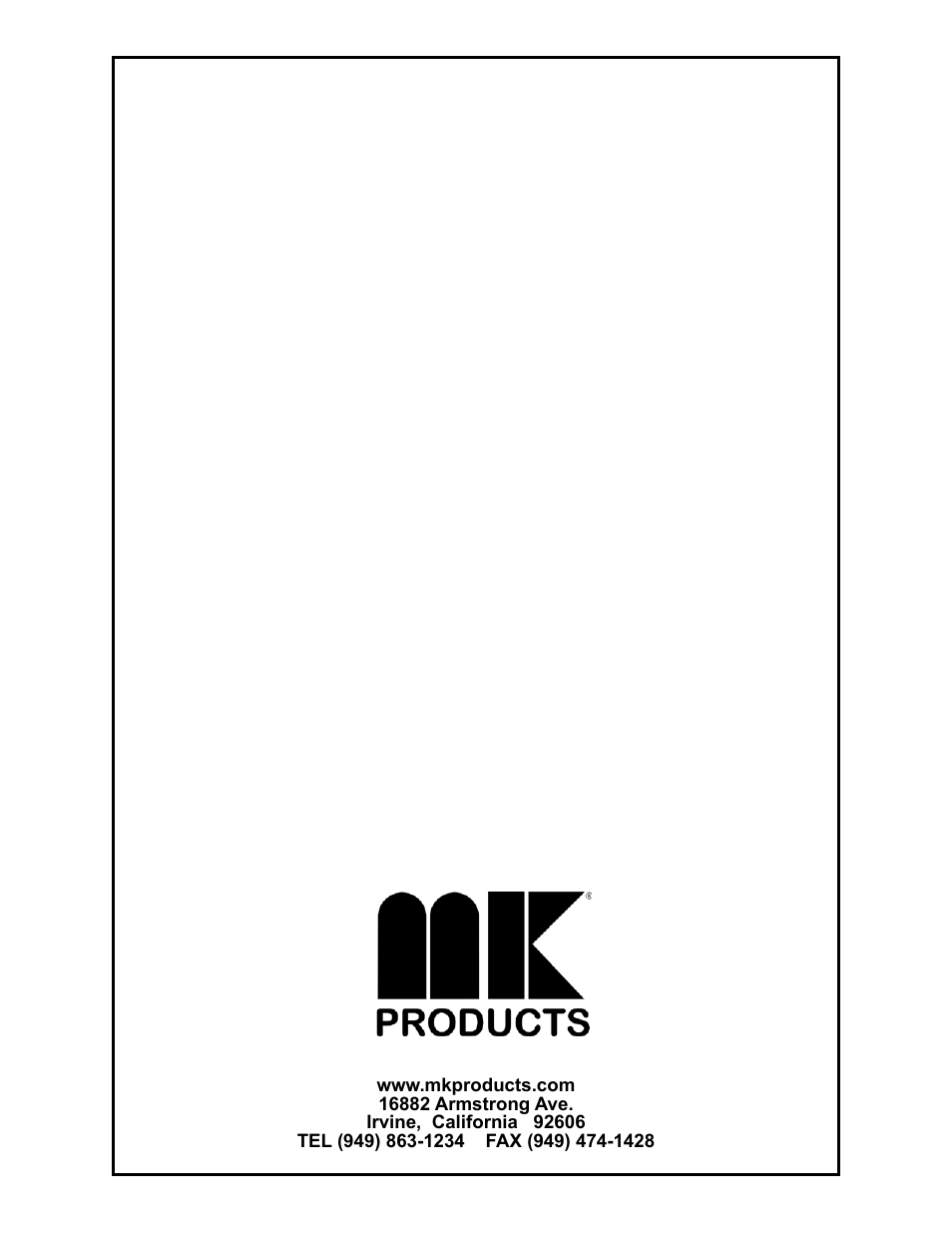 MK Products Python Rev.D User Manual | Page 40 / 40