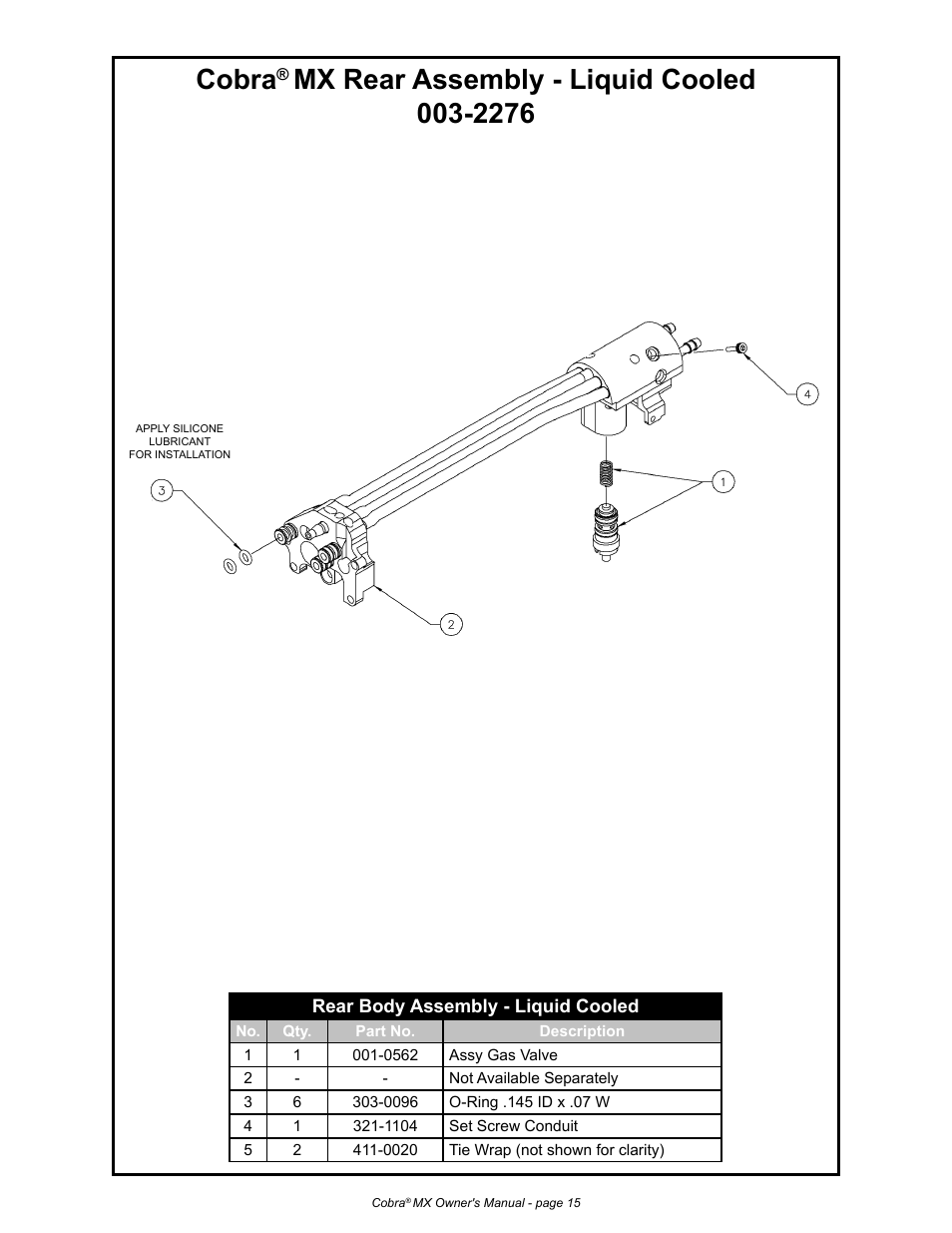 Cobra | MK Products Cobra MX Gun - ACWC User Manual | Page 23 / 36