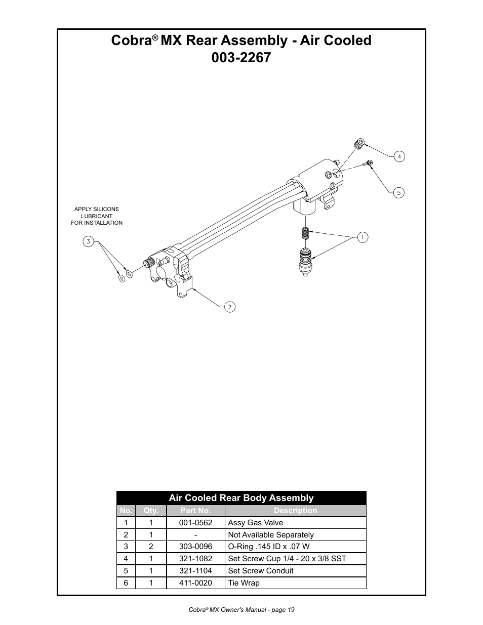 Cobra | MK Products Cobra MX Gun - ACWC User Manual | Page 27 / 36