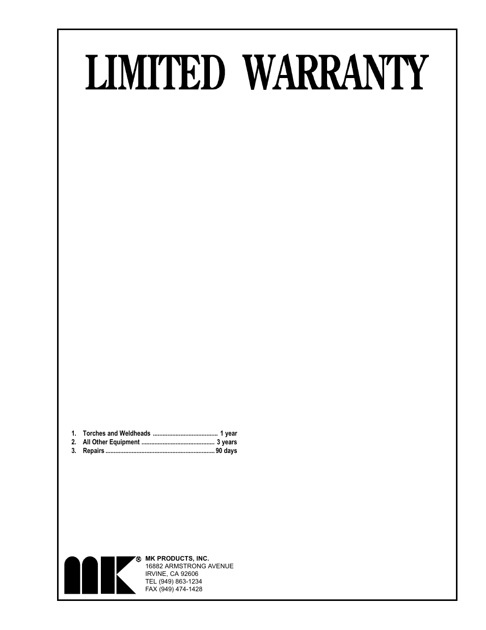 MK Products Positioner #2 User Manual | Page 14 / 15