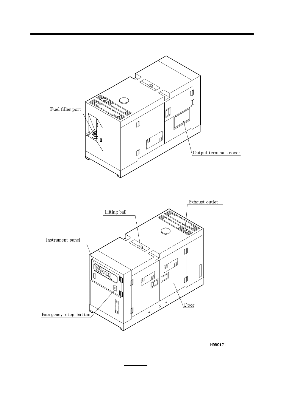 Names of components, 1 unit appearance and part names | MMD Equipment 25S-3A3 User Manual | Page 19 / 76