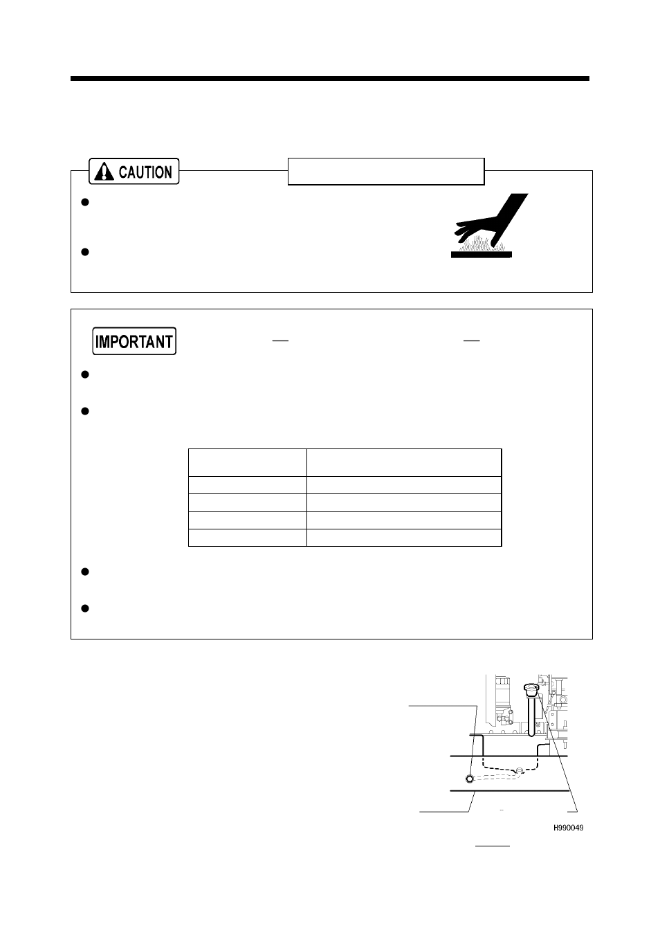 4 first maintenance at initial 50 hours, Periodic inspection/maintenance | MMD Equipment 25S-3A3 User Manual | Page 47 / 76