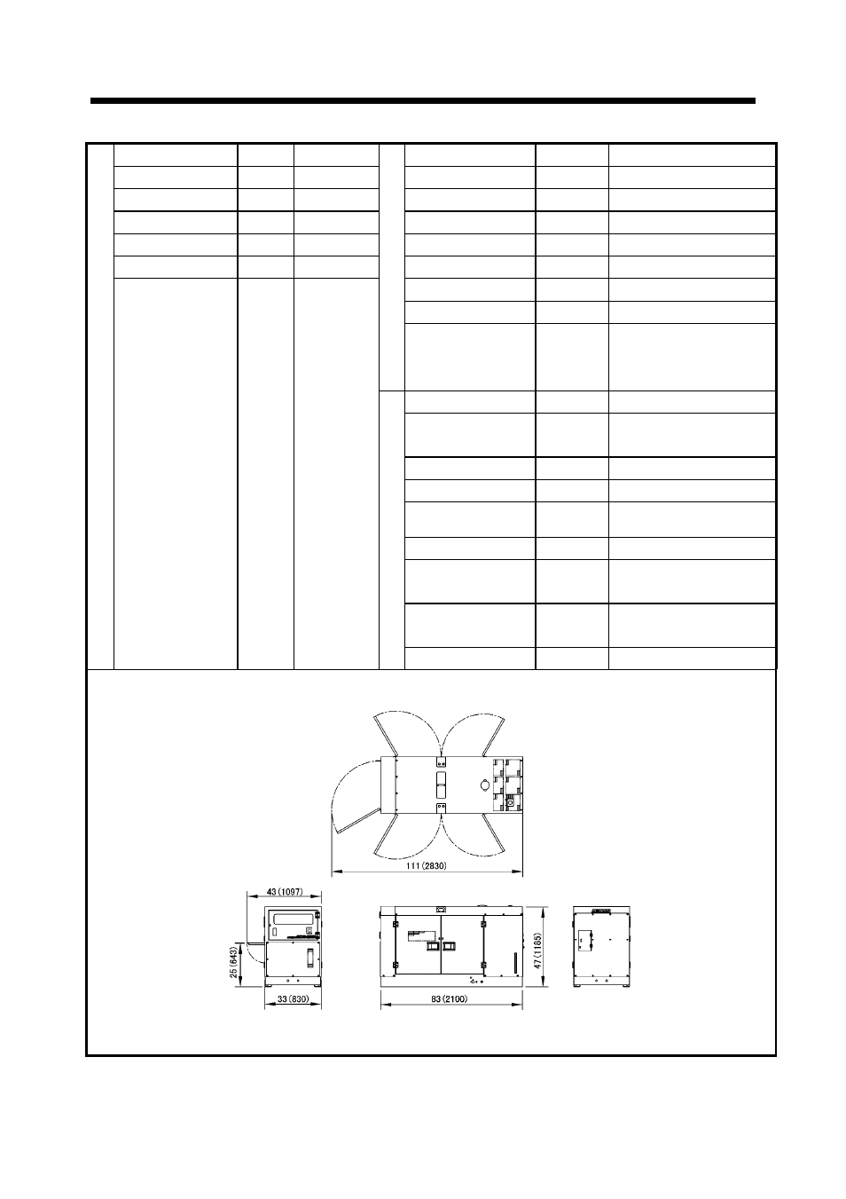 Specifications | MMD Equipment 25S-3A3 User Manual | Page 64 / 76