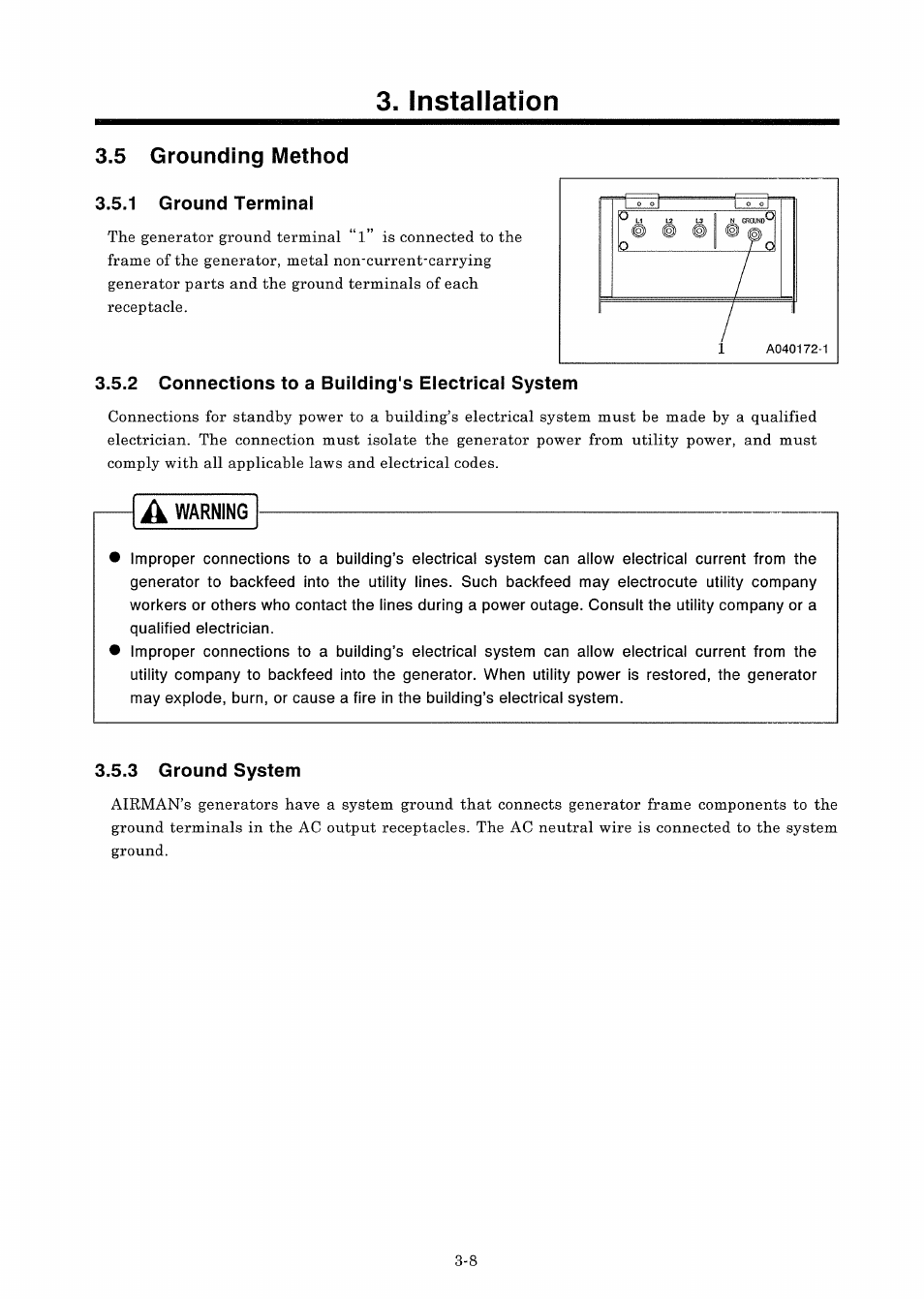 5 grounding method | MMD Equipment 45S-6A6 User Manual | Page 27 / 75