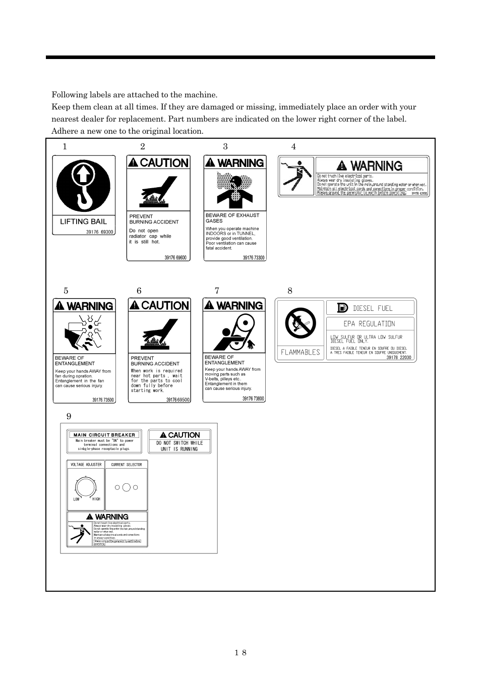 Safety, 4 safety warning labels | MMD Equipment 40S-8B1 User Manual | Page 11 / 69