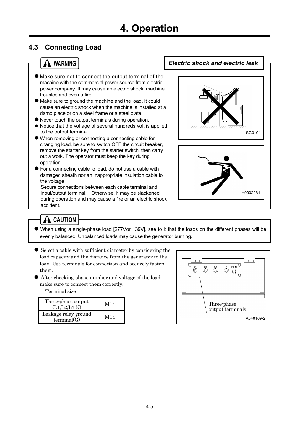 Operation, 3 connecting load | MMD Equipment 40S-8B1 User Manual | Page 26 / 69