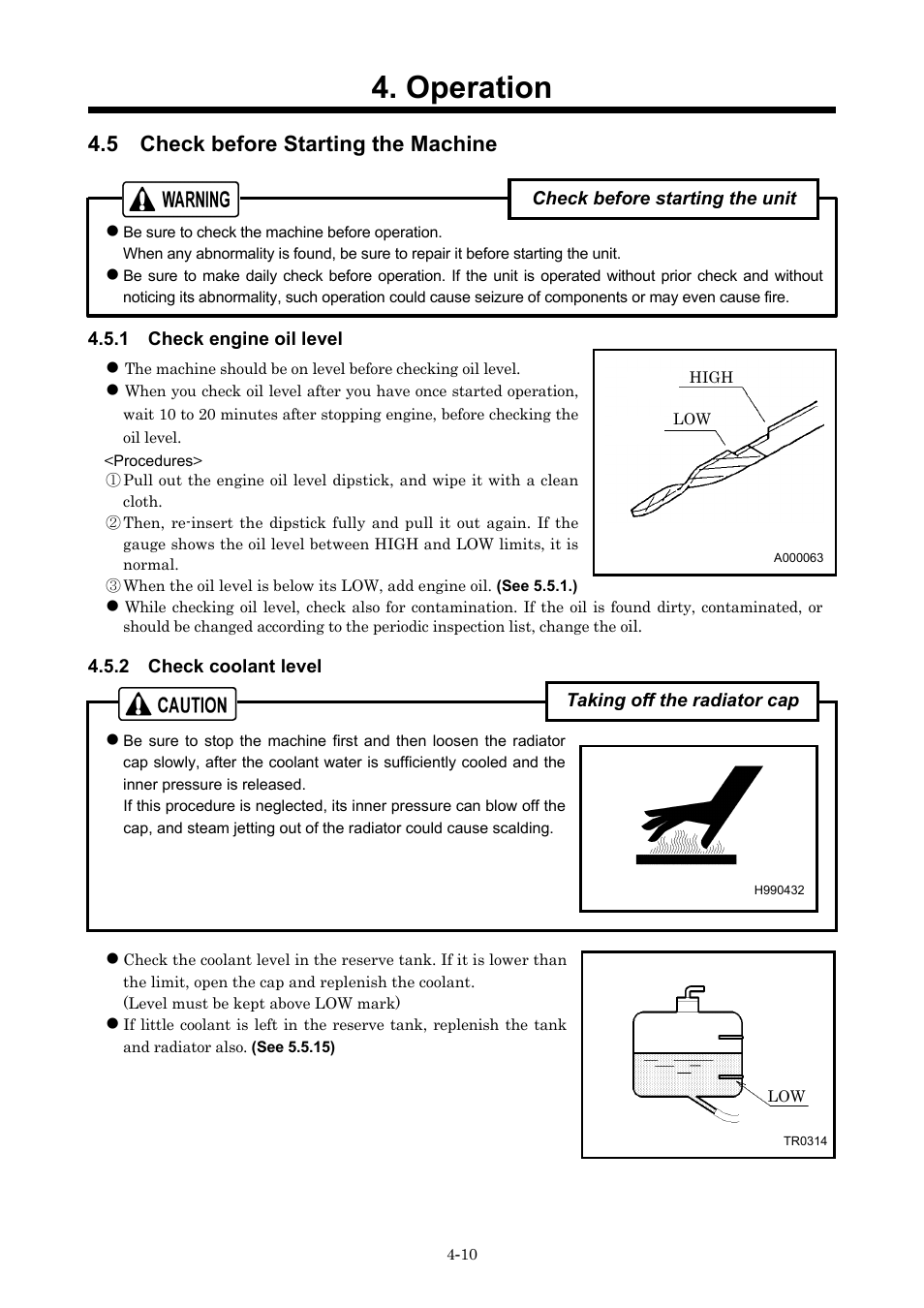 Operation, 5 check before starting the machine | MMD Equipment 40S-8B1 User Manual | Page 31 / 69