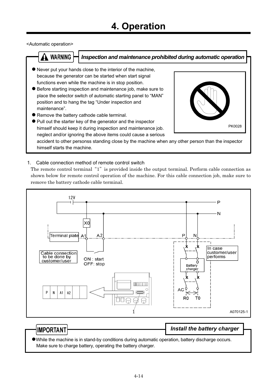 Operation | MMD Equipment 40S-8B1 User Manual | Page 35 / 69