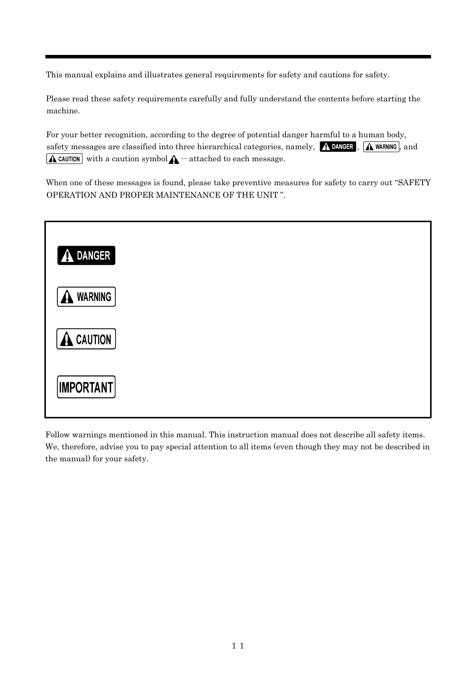 Safety | MMD Equipment 40S-8B1 User Manual | Page 4 / 69