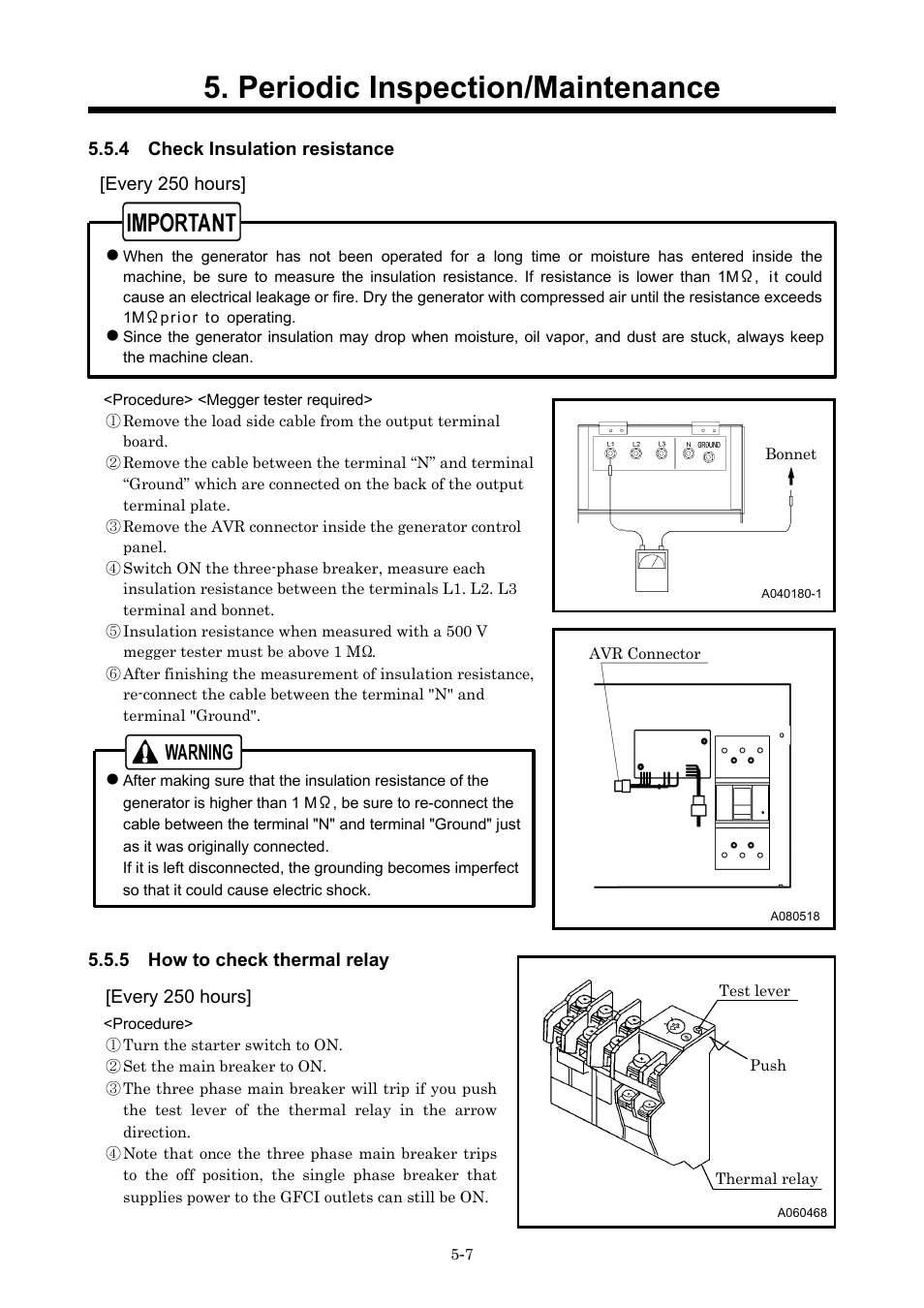 Periodic inspection/maintenance | MMD Equipment 40S-8B1 User Manual | Page 45 / 69