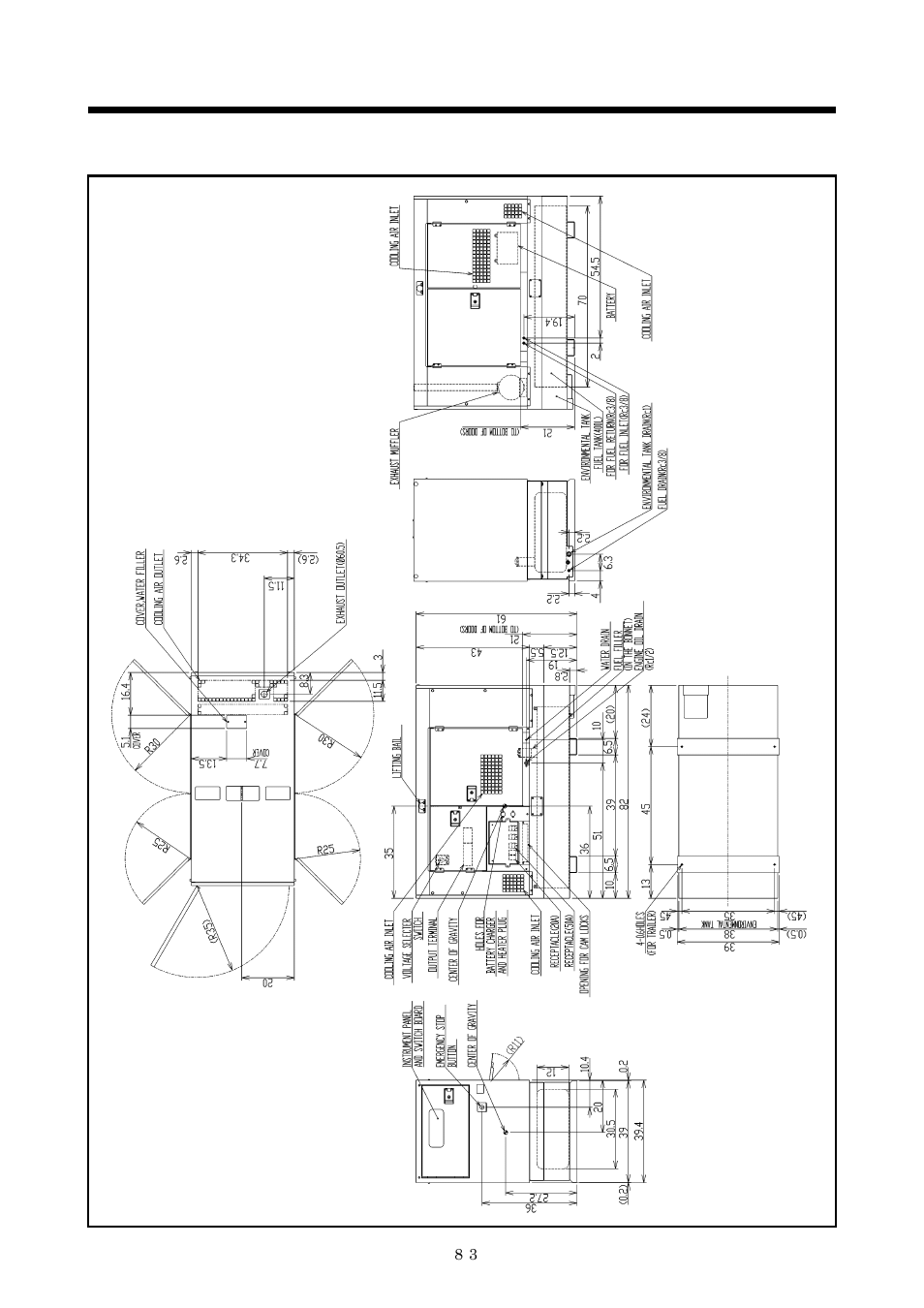 Specifications, 2 outline drawing | MMD Equipment 40S-8B1 User Manual | Page 61 / 69