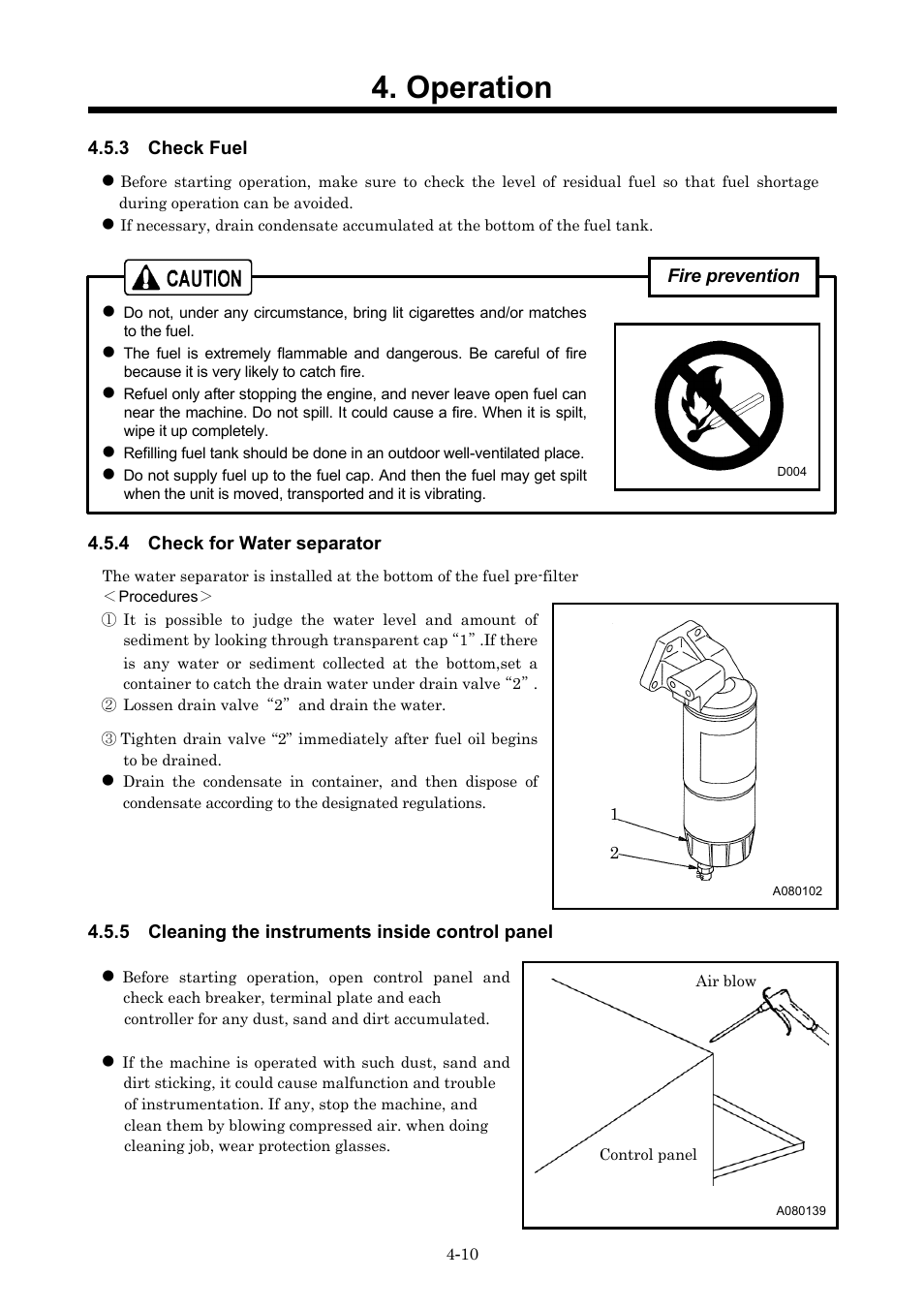 Operation | MMD Equipment 400S-6B1 User Manual | Page 33 / 68