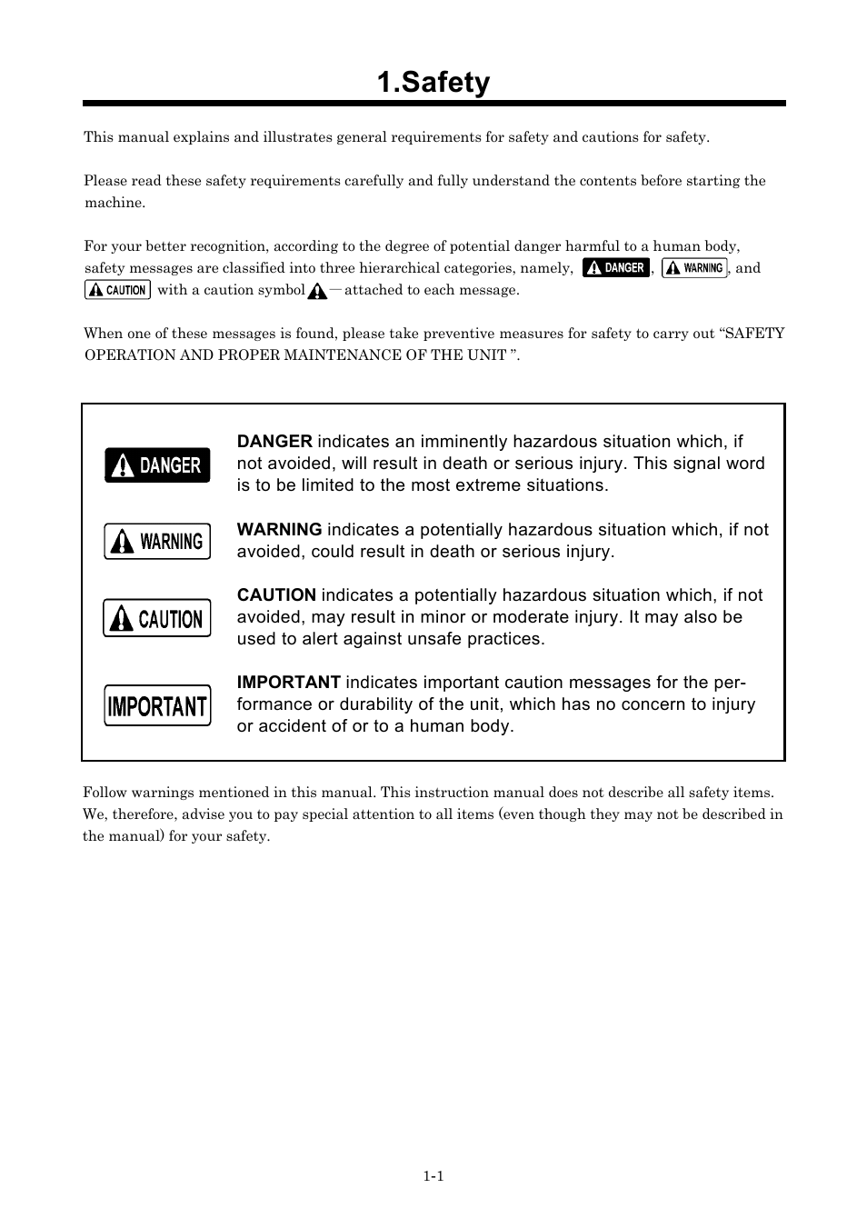 Safety | MMD Equipment 400S-6B1 User Manual | Page 4 / 68