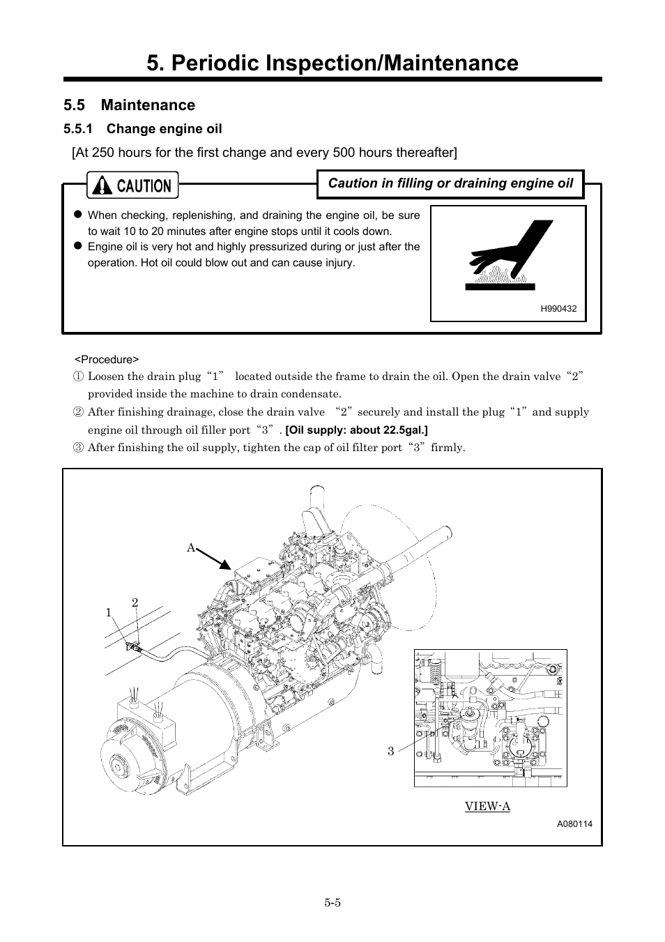 5 maintenance, Periodic inspection/maintenance | MMD Equipment 400S-6B1 User Manual | Page 44 / 68
