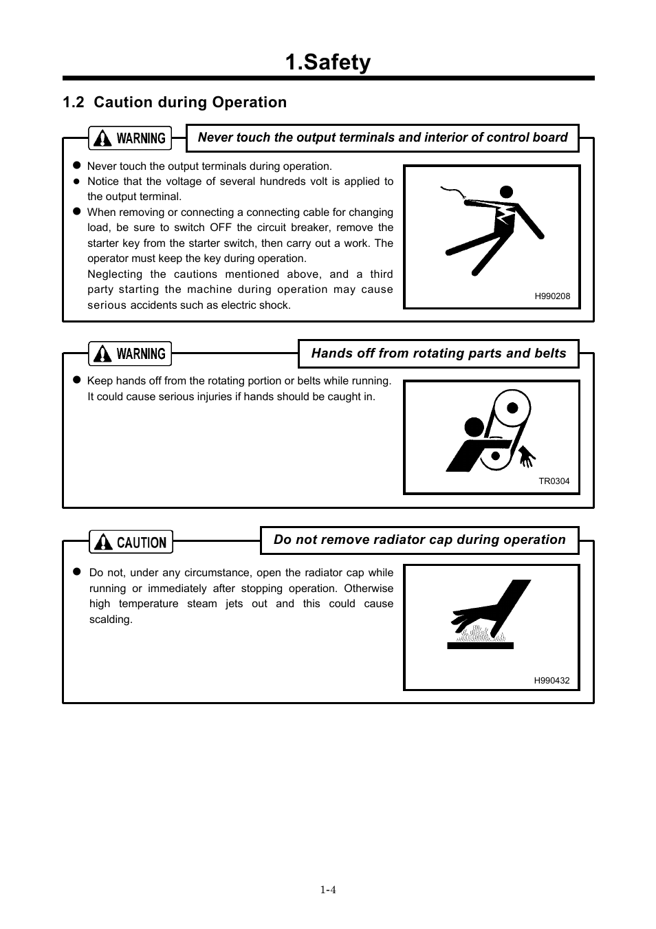 2 caution during operation, Safety | MMD Equipment 400S-6B1 User Manual | Page 7 / 68