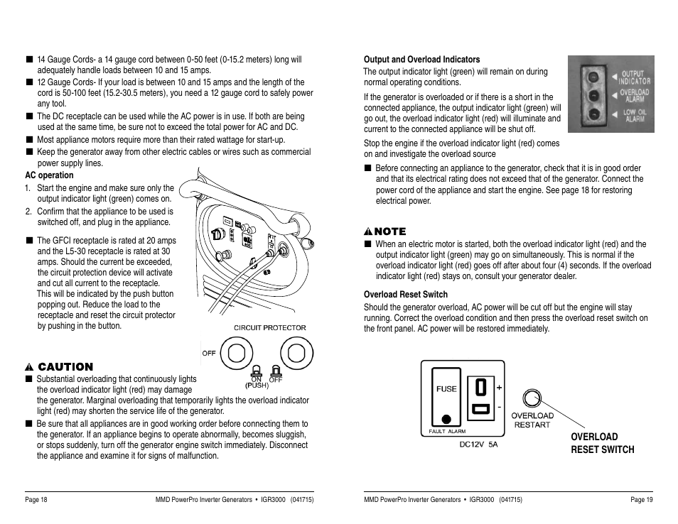 MMD Equipment IGR3000 User Manual | Page 10 / 25