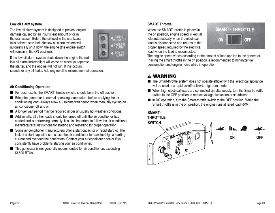 MMD Equipment IGR3000 User Manual | Page 12 / 25
