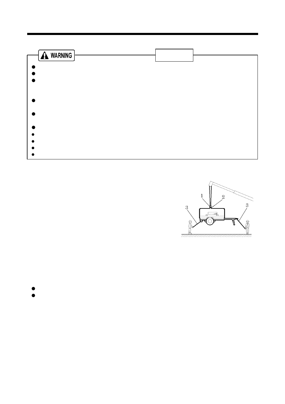Transportation and towing the unit, 1 transportation | MMD Equipment 100S-6B4 User Manual | Page 31 / 65