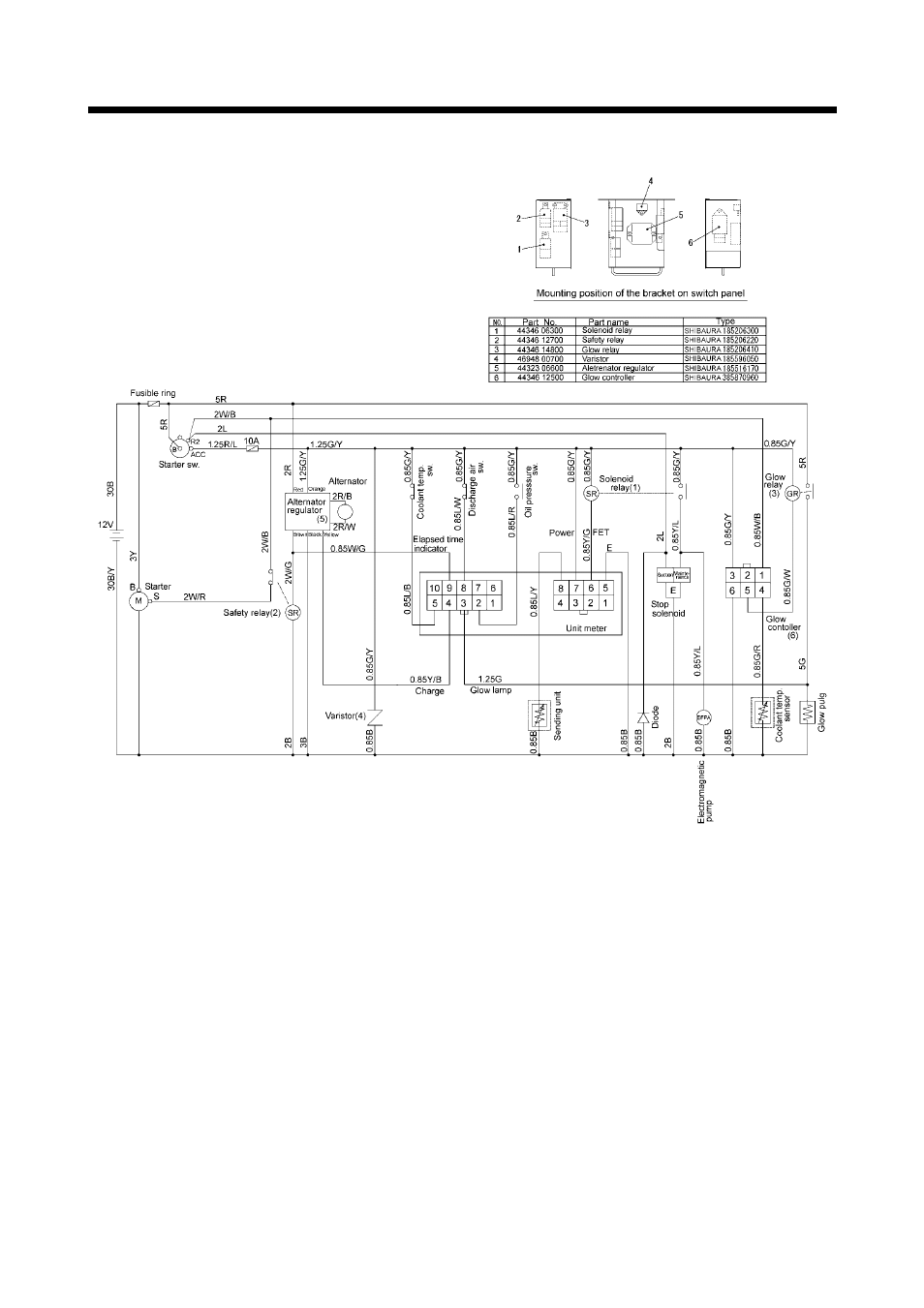 Wiring diagram | MMD Equipment 100S-6B4 User Manual | Page 59 / 65