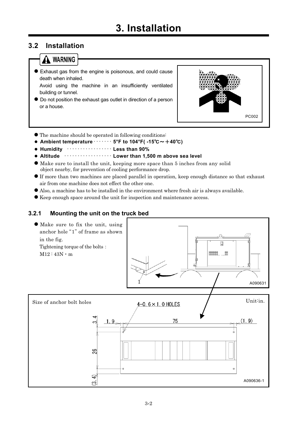 Installation, 2 installation | MMD Equipment 185S-5C2 part 1 User Manual | Page 18 / 36
