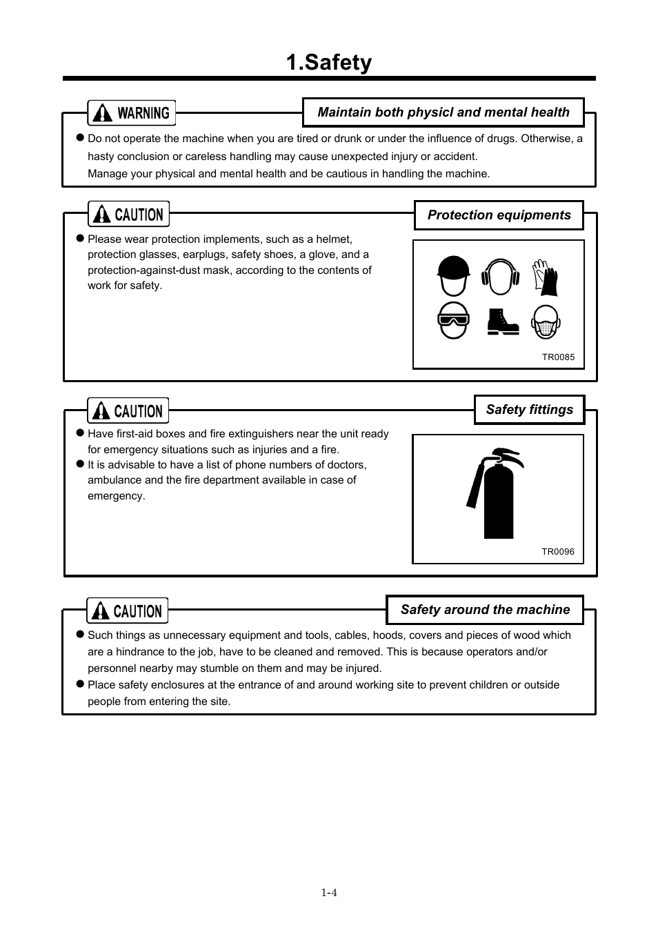 Safety | MMD Equipment 185S-5C2 part 1 User Manual | Page 7 / 36