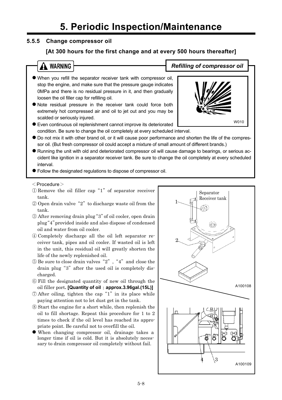Periodic inspection/maintenance | MMD Equipment 185S-5C2 part 2 User Manual | Page 8 / 29