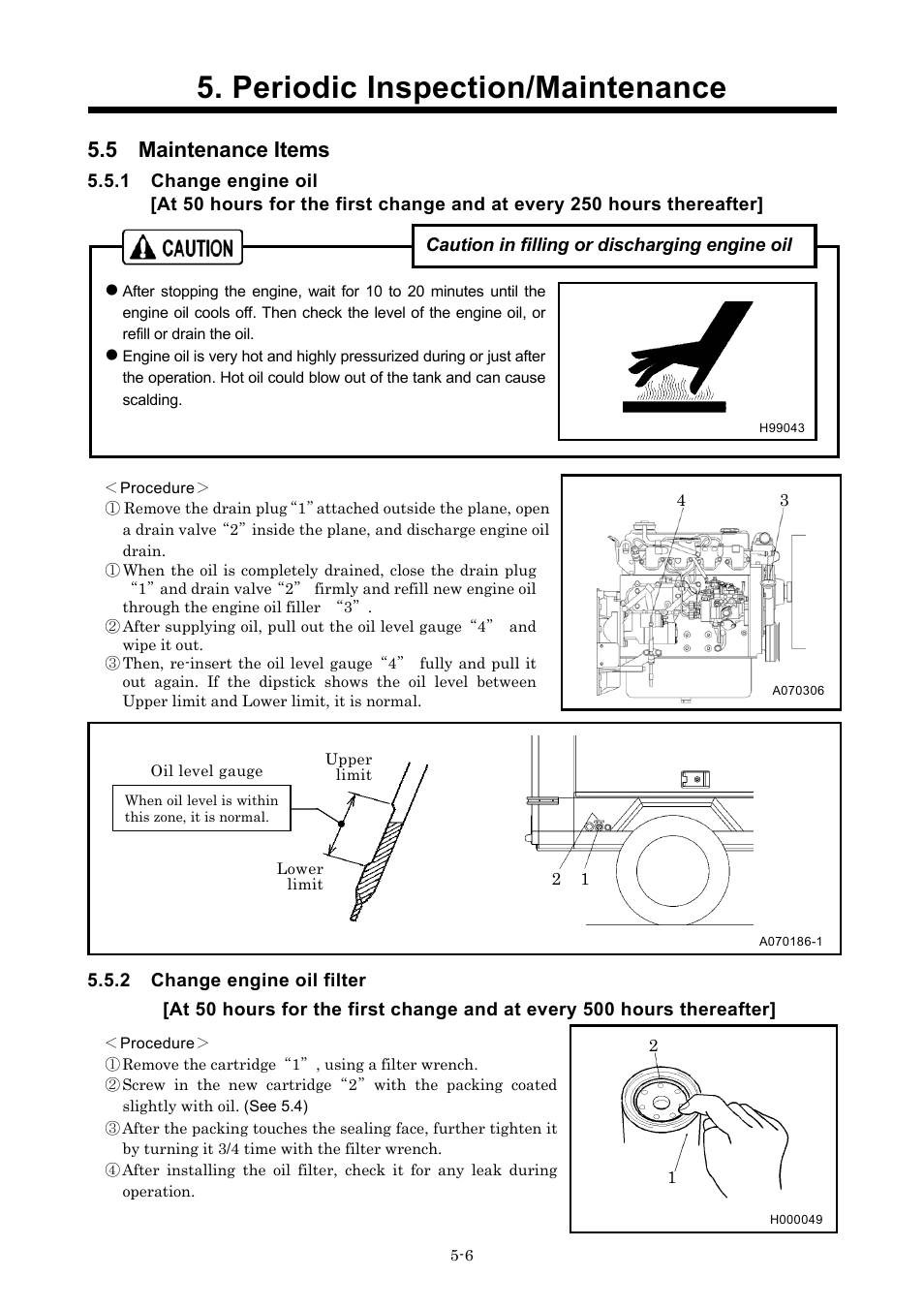 5 maintenance items, Periodic inspection/maintenance | MMD Equipment 185S-6C1 User Manual | Page 43 / 65