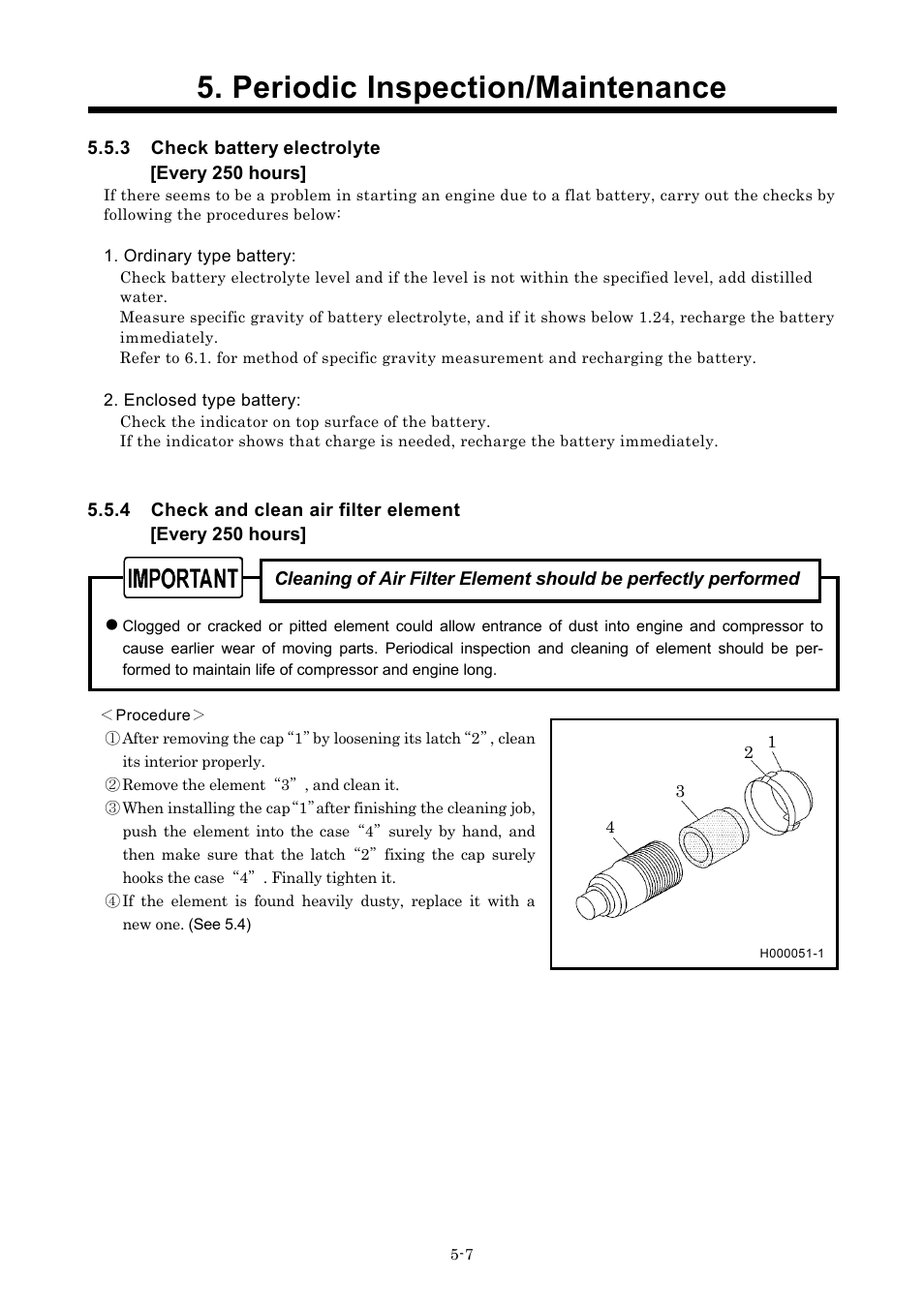 Periodic inspection/maintenance | MMD Equipment 185S-6C1 User Manual | Page 44 / 65