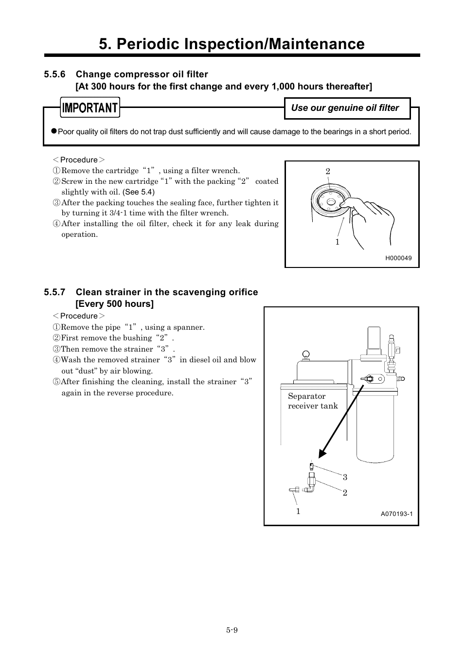 Periodic inspection/maintenance | MMD Equipment 185S-6C1 User Manual | Page 46 / 65