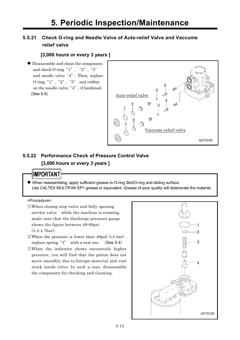 Periodic inspection/maintenance | MMD Equipment 185S-6C1 User Manual | Page 52 / 65