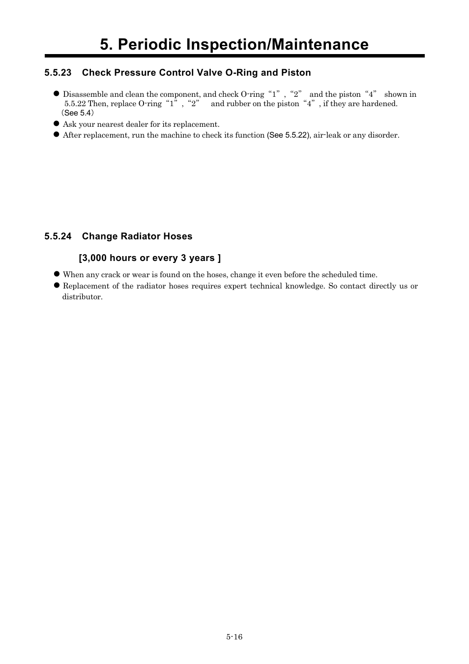 Periodic inspection/maintenance | MMD Equipment 185S-6C1 User Manual | Page 53 / 65
