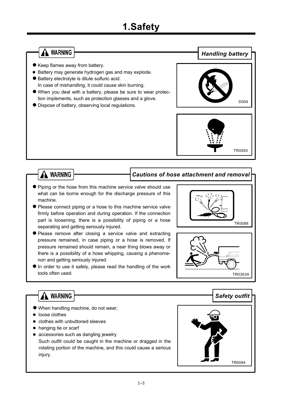 Safety | MMD Equipment 185S-6C1 User Manual | Page 6 / 65