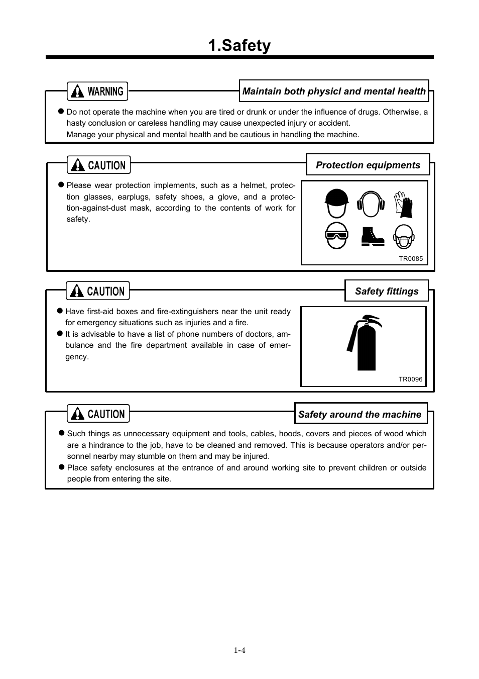 Safety | MMD Equipment 185S-6C1 User Manual | Page 7 / 65