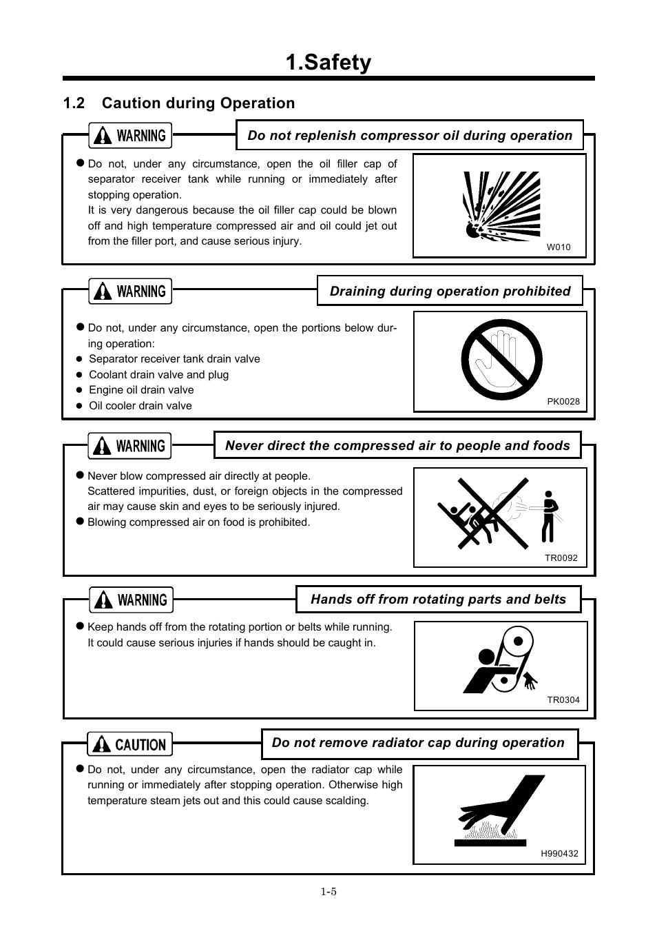 2 caution during operation, Safety | MMD Equipment 185S-6C1 User Manual | Page 8 / 65