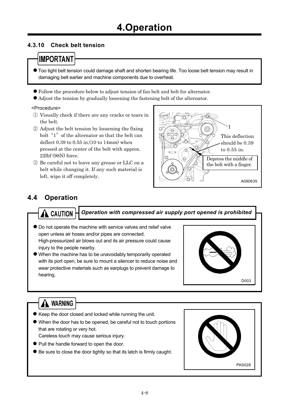 Operation, 4 operation | MMD Equipment 185S-6C2 User Manual | Page 27 / 66