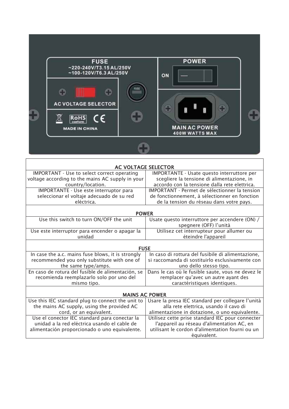 Mogar Music DIGIX310A User Manual | Page 11 / 16