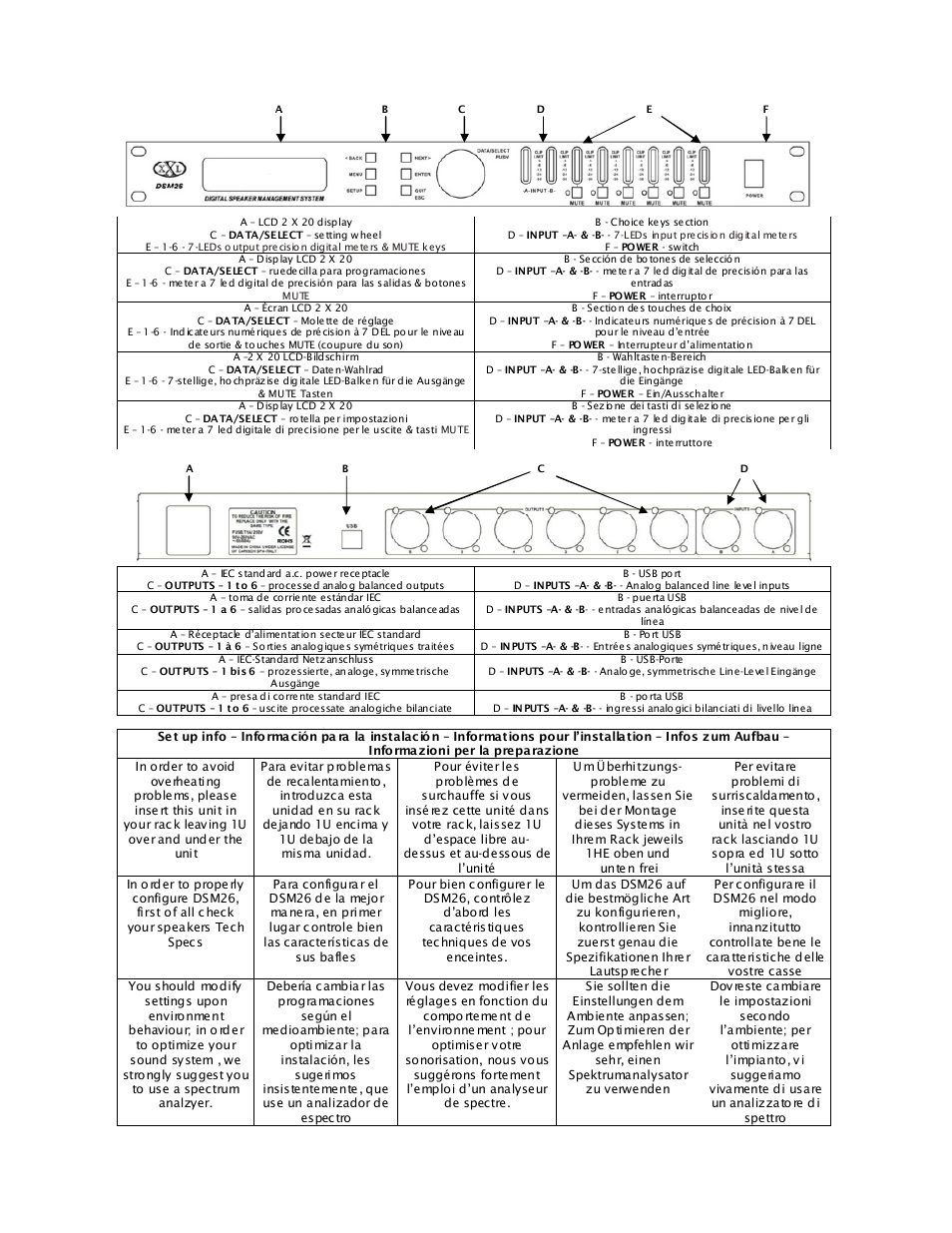 Mogar Music DSM26 User Manual | Page 3 / 12