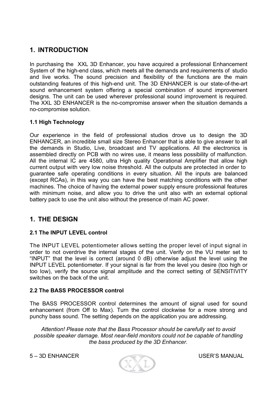 Mogar Music 3DENHANCER User Manual | Page 5 / 16