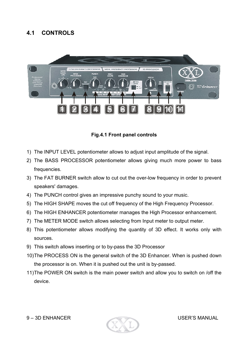 Mogar Music 3DENHANCER User Manual | Page 9 / 16