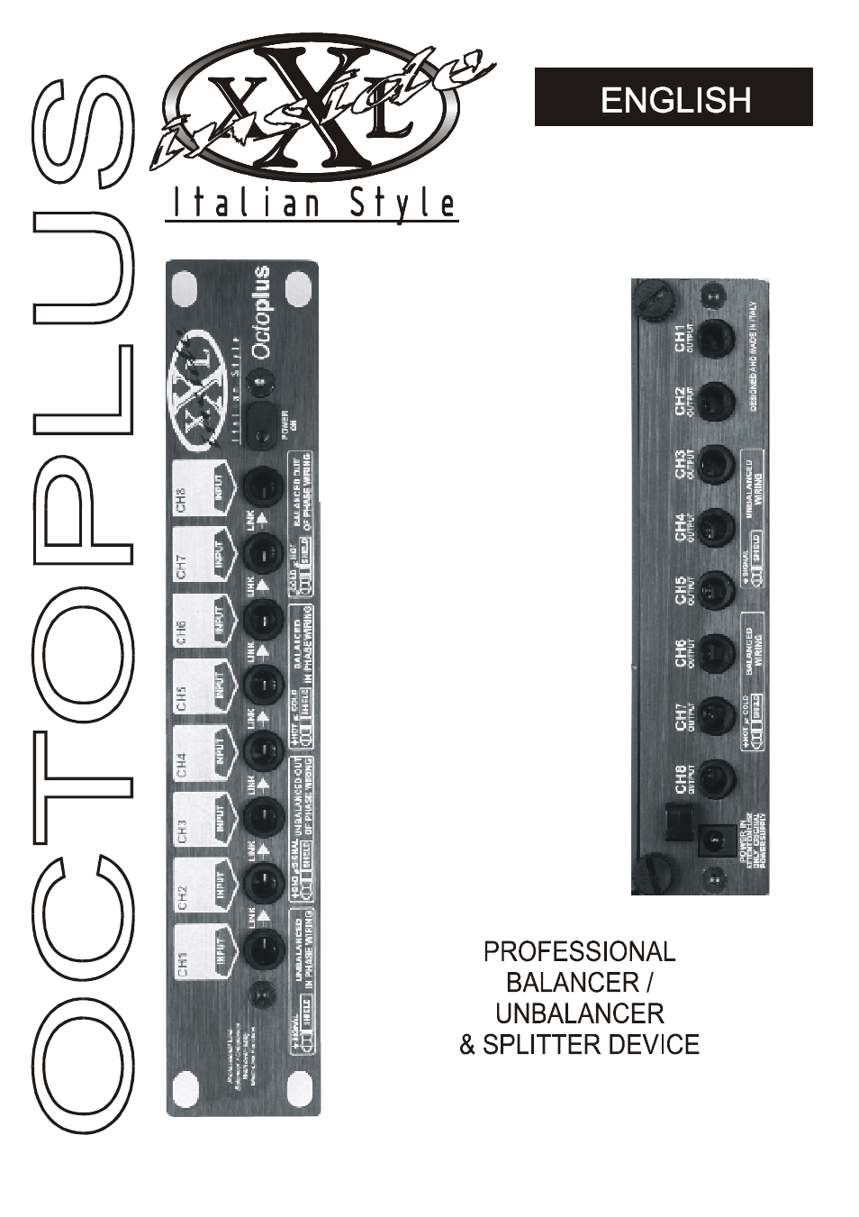 Mogar Music OCTOPLUS User Manual | 12 pages
