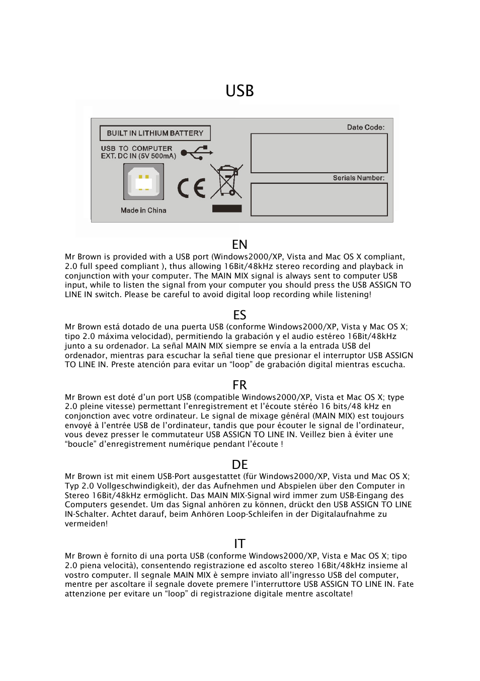 Mogar Music MR.BROWN User Manual | Page 6 / 8