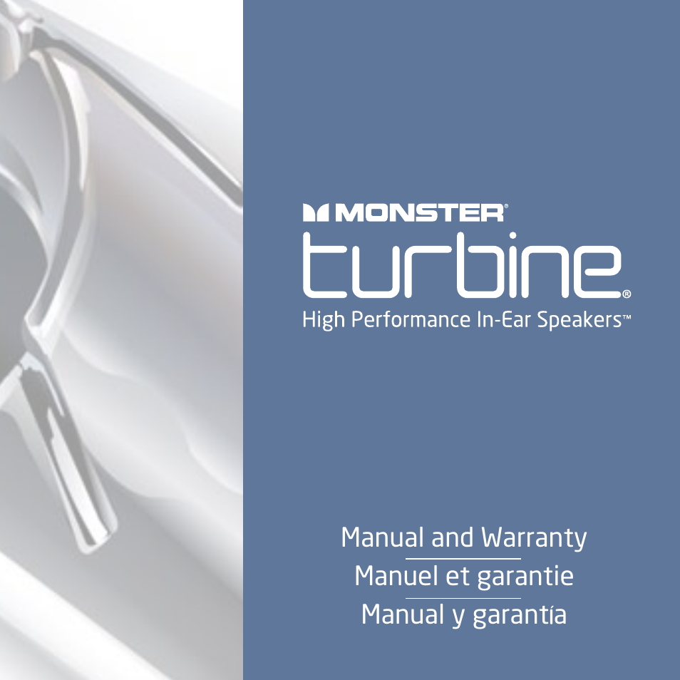 Monster Turbine High Performance In-Ear Speakers User Manual | 27 pages