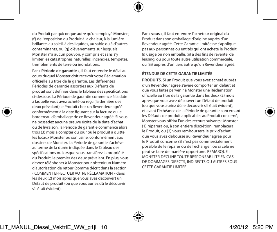 Monster Diesel VEKTR In-Ear Headphones User Manual | Page 10 / 84