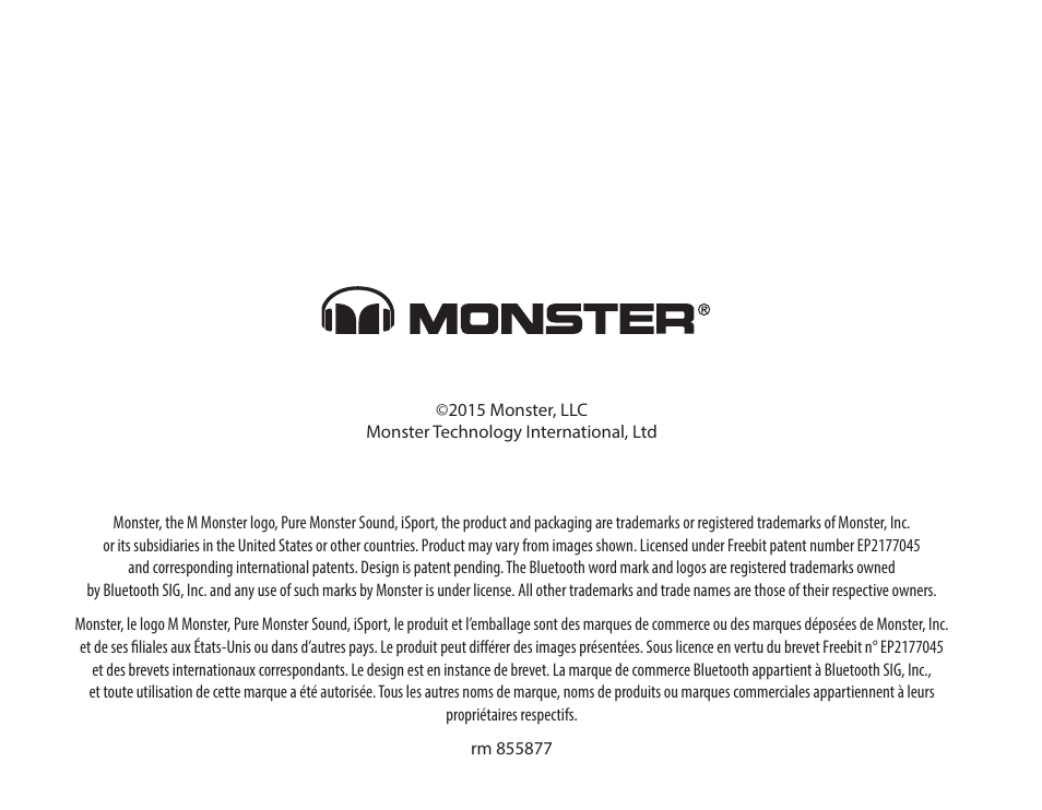 Monster iSport Bluetooth Wireless In Ear Sport Headphones User Manual | Page 232 / 232