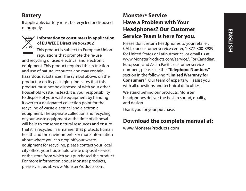 Monster iSport Bluetooth Wireless In Ear Sport Headphones User Manual | Page 5 / 232